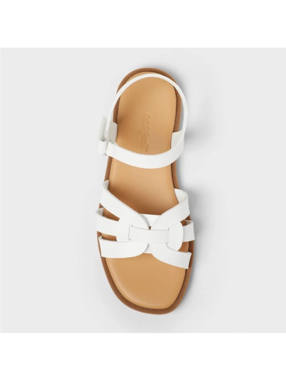 Kids' Christa H-Band Sandals - Cat & Jack™ White